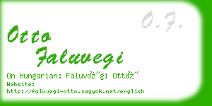 otto faluvegi business card